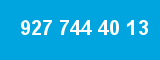 927 744 40 13 927 744 40 13